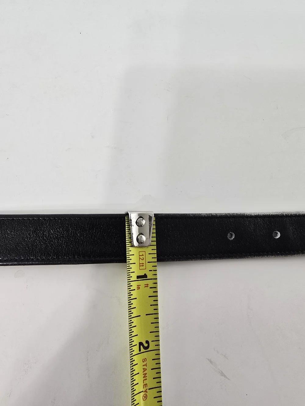 Salvatore Ferragamo Vintage Blue Black Goldtone Leather Belt Size Large Neutral
